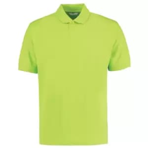 Kustom Kit Mens Regular Fit Workforce Pique Polo Shirt (4XL) (Lime Green)