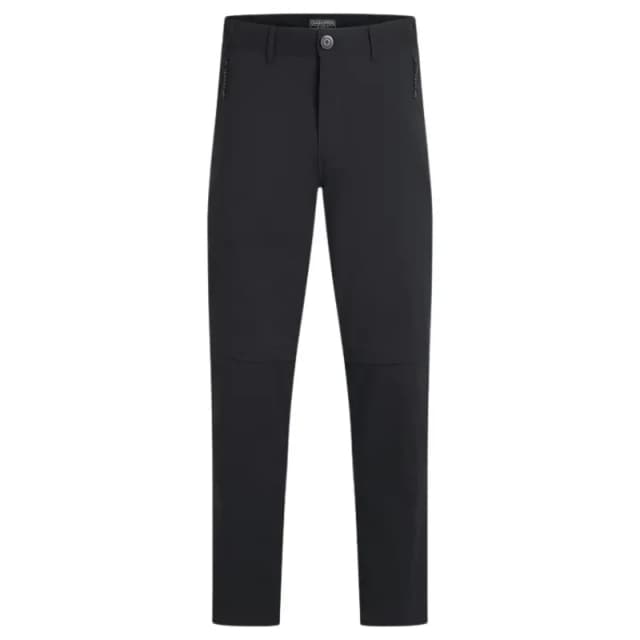 Craghoppers Craghoppers Men Kiwi Pro Water-Repellent Stretch Zip-Off Trouser in Black Size: 30R Black 30R Male 5063260134965