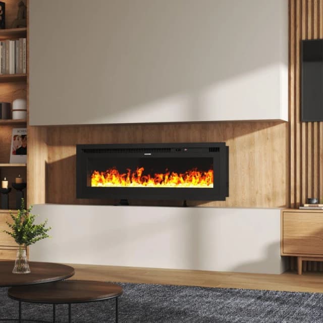 Kabinet UK 42" Electrical Fireplace with Remote Black unisex One size