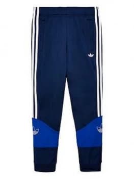 Boys, adidas Originals Childrens Original Bandrix Trackpants - Indigo, Size 9-10 Years