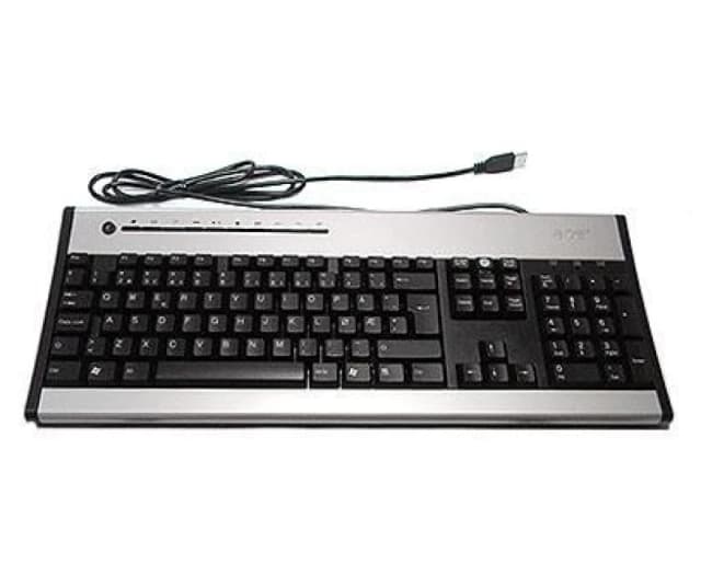 Acer KB.KUS03.237 keyboard USB Italian Black. Silver