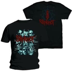 Slipknot - Masks 2 Unisex Medium T-Shirt - Black