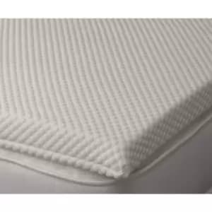 The Sleep People Small Double Cool Quilted Luxurious Memory Foam 1 Deep Mattress Topper - 120x190cm