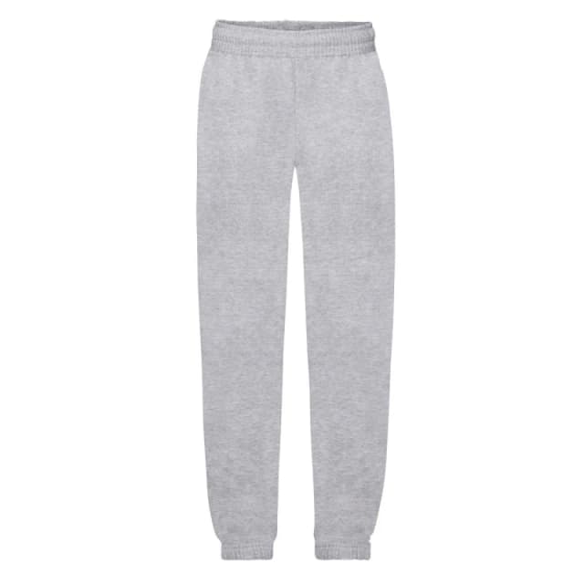 Fruit of the Loom Jog Pants Jogging Bottoms in Grey Size: 12-13 Years Grey Unisex 12-13 Years
