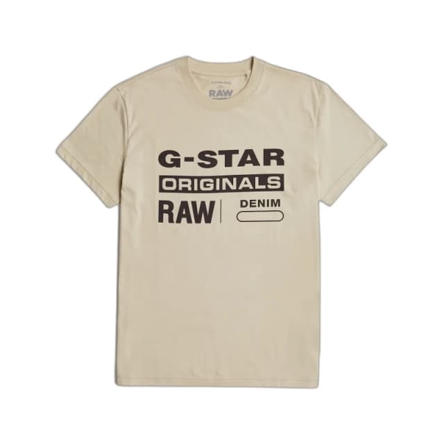 G-Star T-Shirt G-Star Originals RT Beige Male S
