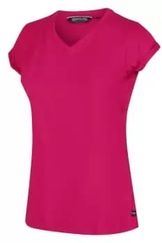 'Fyadora' Coolweave Organic Cotton V-Neck T-Shirt