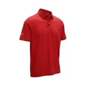 Callaway Jacquard Polo Shirt Mens - Red