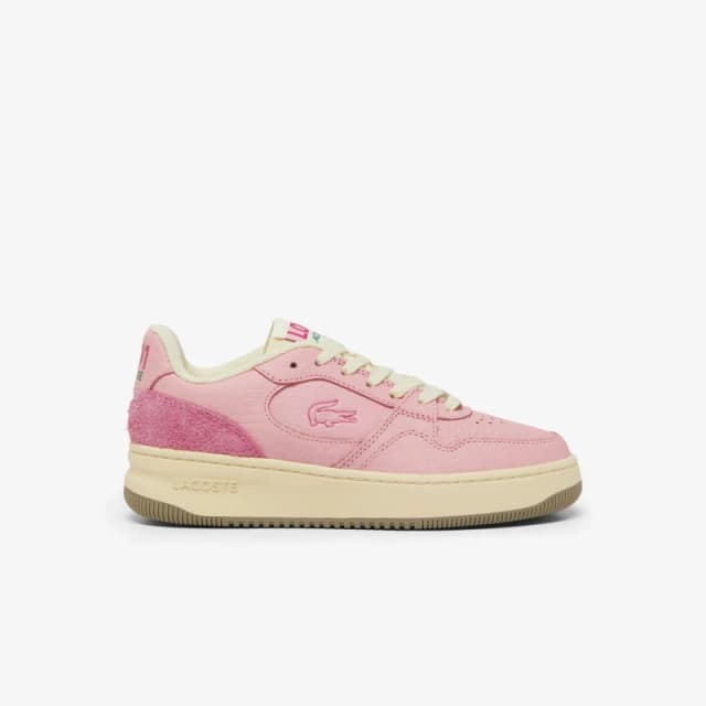 Lacoste L001 Set Leather Trainers Pink female UK 3