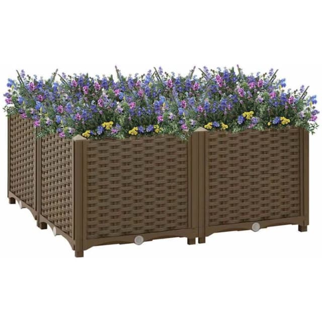 VIDAXL Raised Bed 80x80x38cm Polypropylene Vidaxl 8720286493182