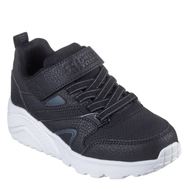 Skechers Low Top Gore & Strap Sneaker W Wavy Runners Boys Black/White male C4 (21)