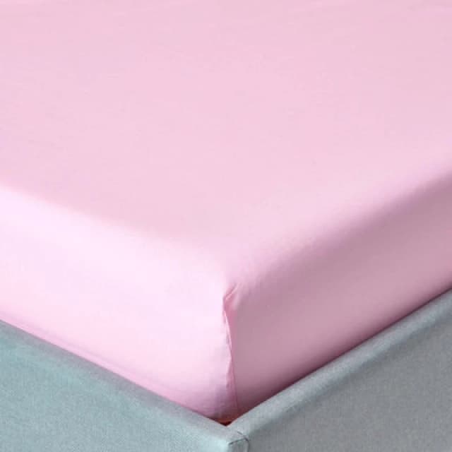 Homescapes Pink Egyptian Cotton Deep Fitted Sheet 200 Tc, King