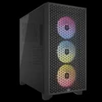 Corsair 3000D RGB Tempered Glass Mid-Tower - Black