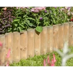 Rowlinson 9" Border Fence 1m 2 Pack, Wood