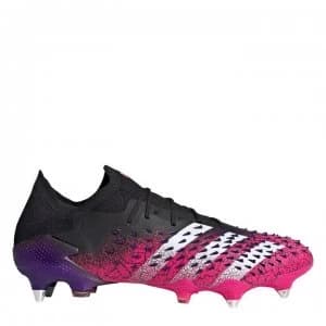 adidas Predator Freak .1 Low SG Football Boots - Black/ShockPink