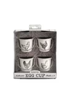 Vintage Hens Egg Cups Set of 4