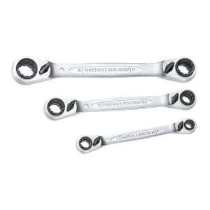 Teng Multi Ratchet Ring Spanner Set of 3 8-19mm