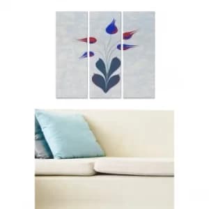 MDF29510512 Multicolor Decorative MDF Painting (3 Pieces)