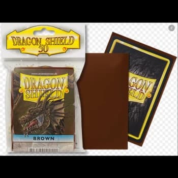 Dragon Shield Classic Brown Card Sleeves - 50 Sleeves