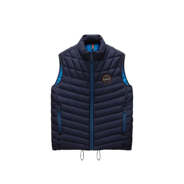Napapijri's A-Lapaz V Puffer Vest Bleu Male S