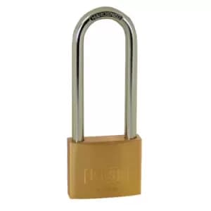 Kasp K12050L80D Brass Padlock - 50x80mm - Long Shackle