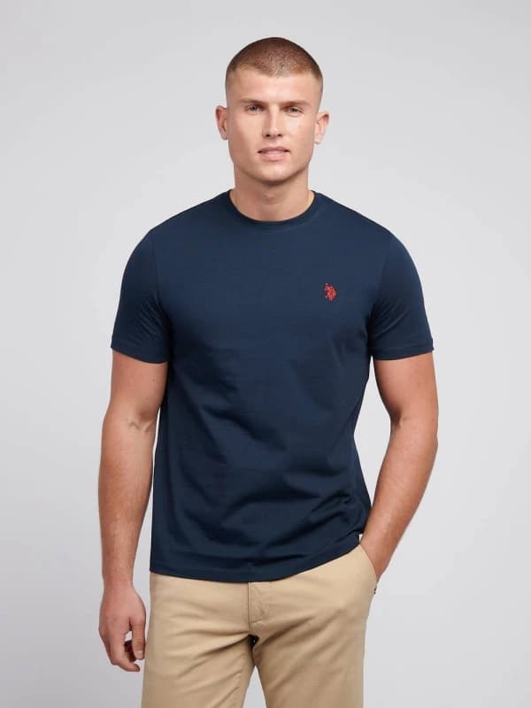U.S. POLO ASSN. Double Horsemen T-Shirt Dark Navy