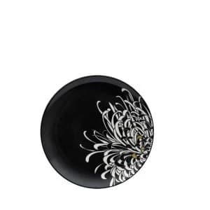 Monsoon Chrysanthemum Charcoal Medium Plate