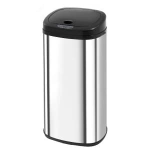 Morphy Richards 50L Square Sensor Bin - Silver