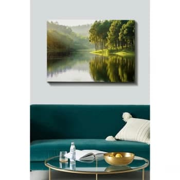 Kanvas Tablo (70 x 100) - 114 Multicolor Decorative Canvas Painting