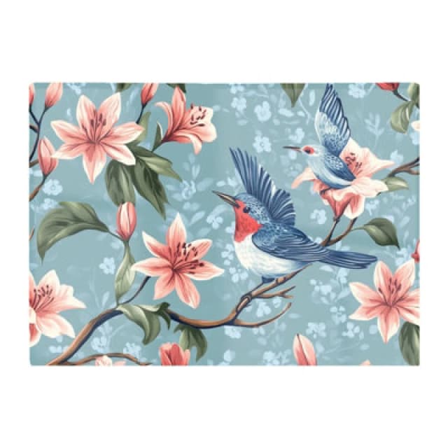 Warren Reed Designer Birds On A Branch, Amongst The Lillies Chopping Board