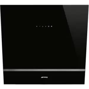 SMEG 60cm Angled Cooker Hood - Black