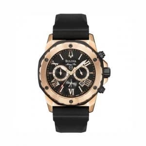 Bulova Black 'Marine Star' Chronograph Watch - 98B104