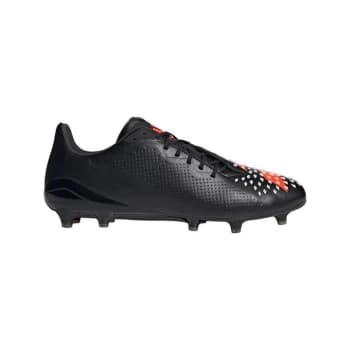 adidas Predator Malice FG Rugby Boots - Black/Red/White