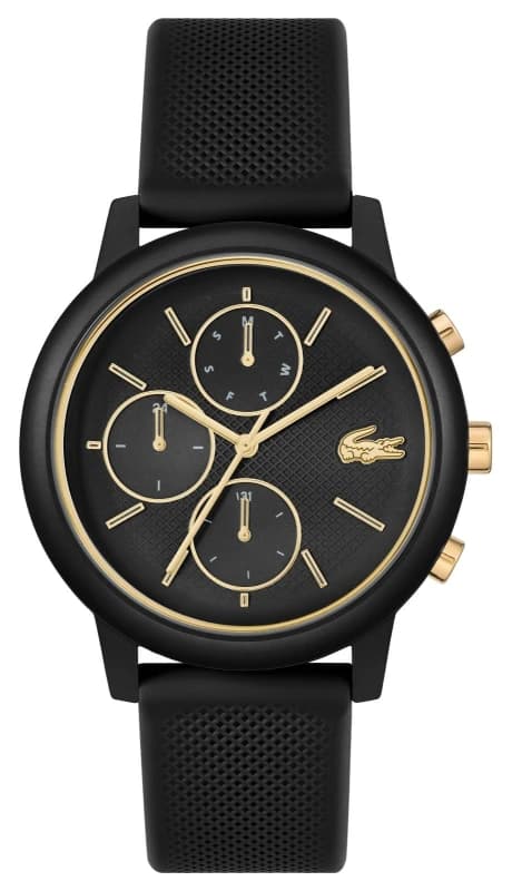 Lacoste 2011469 12.12 Move (42mm) Black Dial / Black Watch
