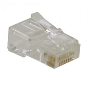 Tripp Lite Rj45 Plugs For Solid Stranded Conductor 4 Pair Cat5e Cable