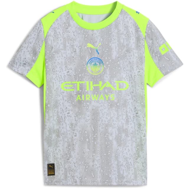 Puma Manchester City Third Kids Shirt 2025/26 Bleu Unisex 12 ans 780365-03