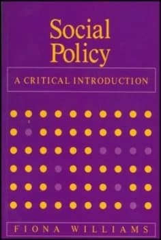 Social Policy by Fiona Williams Book