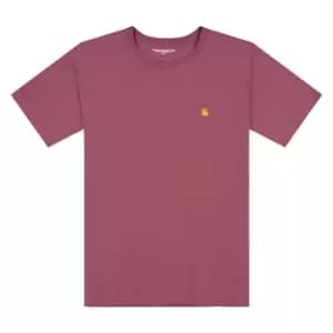 carhartt WIP Chase T-Shirt, Punch / Gold