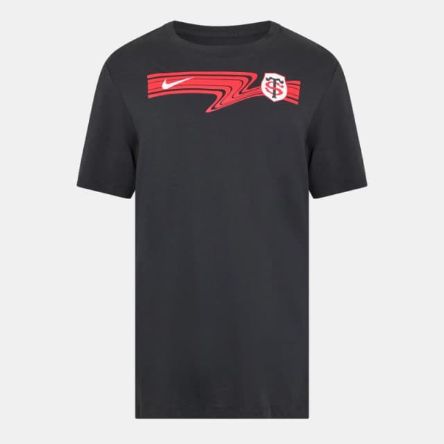 Nike Stade Toulousain Graphic T-Shirt 2025 2026 Mens Blk/Uni Red/Wht male S