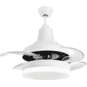 Cristal Record Bell DC LED Ceiling Fan 55W CCT