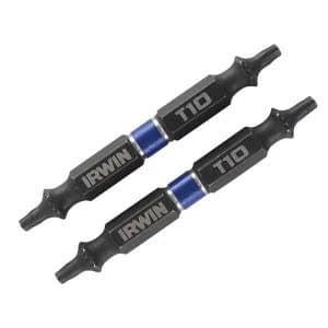 IRWIN Impact Double-Ended Screwdriver Bits TORX TX10 60mm (Pack 2)