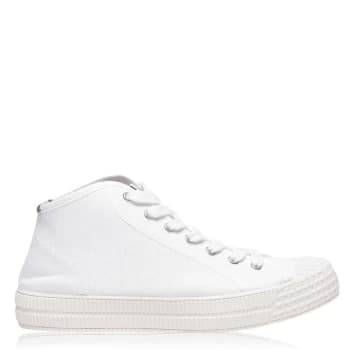 Full Circle Grunau Mid Trainers - White