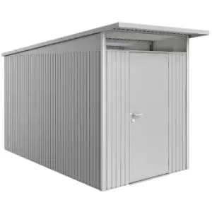 Biohort AvantGarde Metal Shed A4 Standard door 5' 9'' x 12' 4'' - Metallic Silver