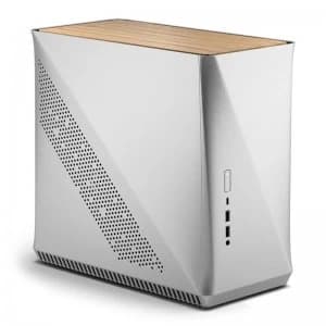 Fractal Design Era ITX Silver & White Oak Compact PC Case