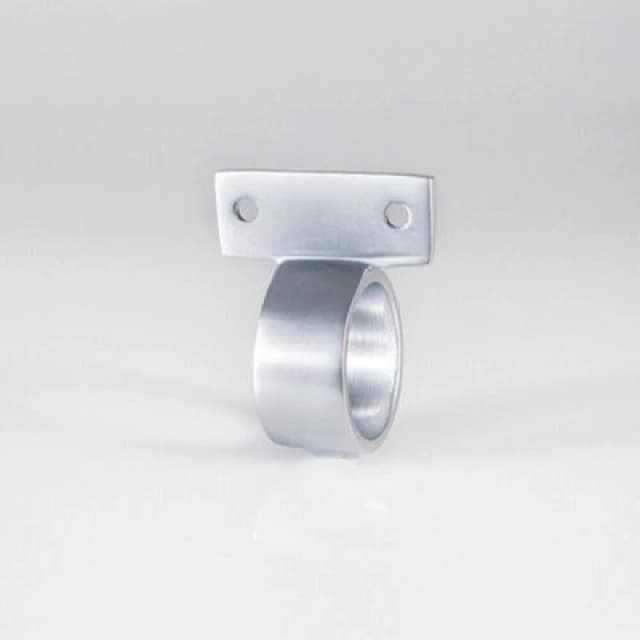 Loops Vertical Fixed Ring Sash Window Lift 44 x 12mm 25mm Dia Satin Chrome Multi unisex