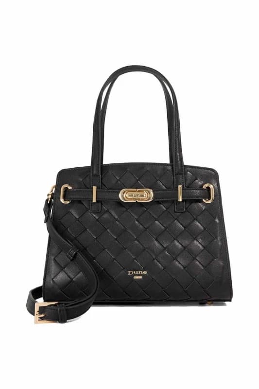 Dune London Womens 'Dinidefine' Leather Bag in Black Female One Size