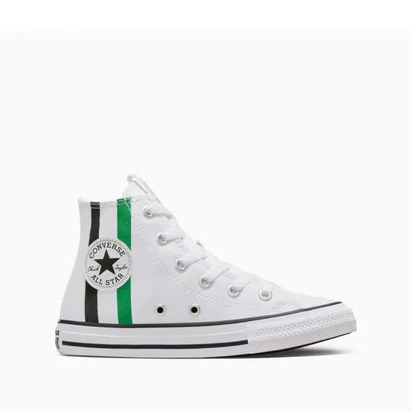 Kids Chuck Taylor All Star Hi Home Team Canvas High Top Trainers
