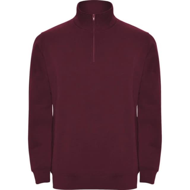 ROLY ROLY Men Aneto Quarter Zip Sweatshirt in Maroon Size: large Maroon L Male 5063470838080