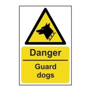 Danger Guard Dogs - Sav (200 x 300mm)