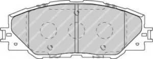 Ferodo FDB4136 Brake Pad Set Front Axle Premier Car