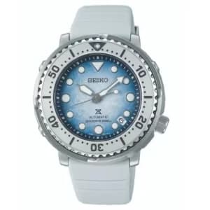 Seiko Prospex Antarctica Tuna “Save the OceanAutomatic Blue Dial Silicone Bracelet Mens Watch SRPG59K1
